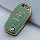 Gold TPU Car Key Cover For Renault Key Protect Case