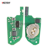 KEYDIY Remote key NB21-3 button Multifunction remote key