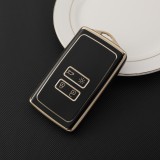 Gold TPU Car Key Cover For Renault Key Protect Case