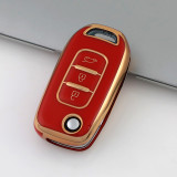 Gold TPU Car Key Cover For Renault Key Protect Case
