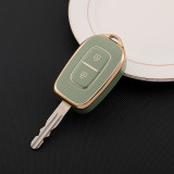 Gold TPU Car Key Cover For Renault Key Protect Case