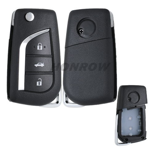 For Toyota flip style 3 button key shell used for Xhorse VVDI