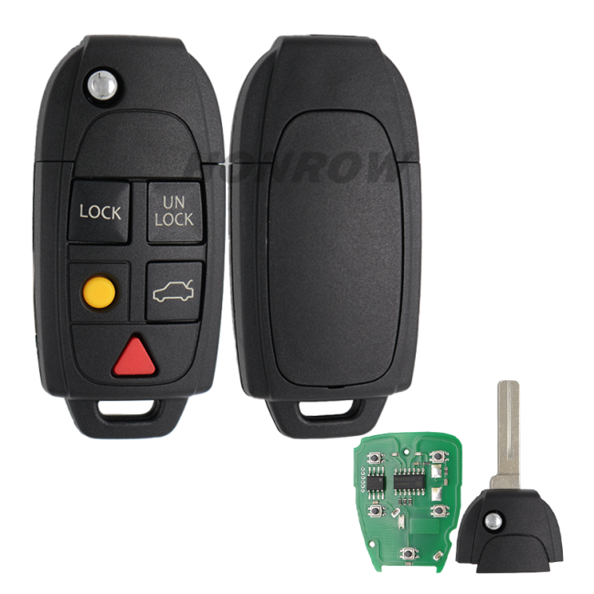 For Volvo XC70 XC90 S60 S70 S80 V70 5 Button Remote Key with 315MHz ID48 Chip FCCID: LQNP2T-APU,Canada: 2306104388