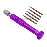 5 in 1 Screwdriver Bit Repair Kit For Open Tool locksmith Disassemble Magnetic Torx Cross Pentalobe Head please choose the color