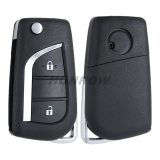 For Toyota flip style 2 button key shell used for Xhorse VVDI