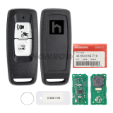 For Honda motorcycle 2 button remote key with 433.92MHz  47chip FCCID:35123-K1B-T10