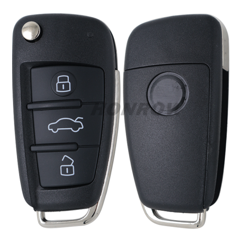 For Audi style 3 button key shell used for Xhorse VVDI