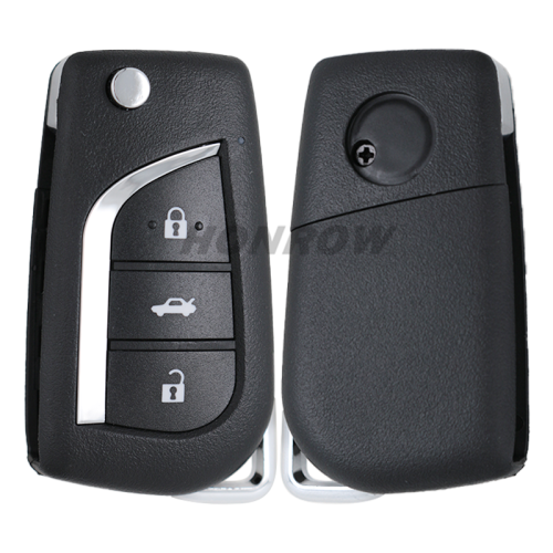For Toyota flip style 3 button key shell used for Xhorse VVDI