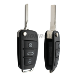 For Audi  MQB 3B flip remote key with ID48 chip 434mhz ASK model black pcb board