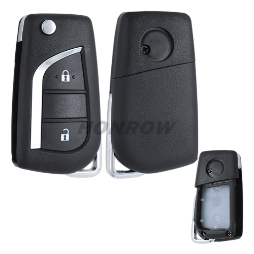 For Toyota flip style 2 button key shell used for Xhorse VVDI
