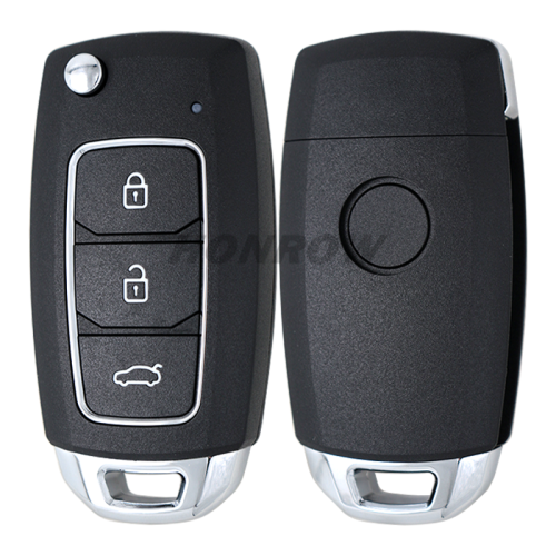 For Hyundai flip style 3 button key shell used for Xhorse VVDI