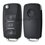 For VW B5 flip  style 3 button  key shell used for Xhorse VVDI