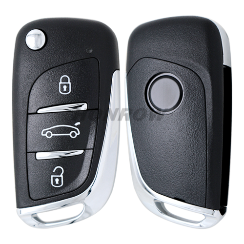 For Peugeot DS style 3 button key shell used for Xhorse VVDI