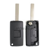 For Cit FSK 3 button flip remote key with HU83 407 blade ( With trunk button) 433Mhz PCF7941 Chip