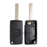 For Citroen ASK 2 button flip remote key with HU83 407 blade 433Mhz PCF7941 Chip (Before 2011 year)