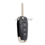 For  Ford 3 button remote key with Hitag Pro chip-434mhz with HU101 blade