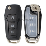 For  Ford 3 button remote key with Hitag Pro chip-434mhz with HU101 blade