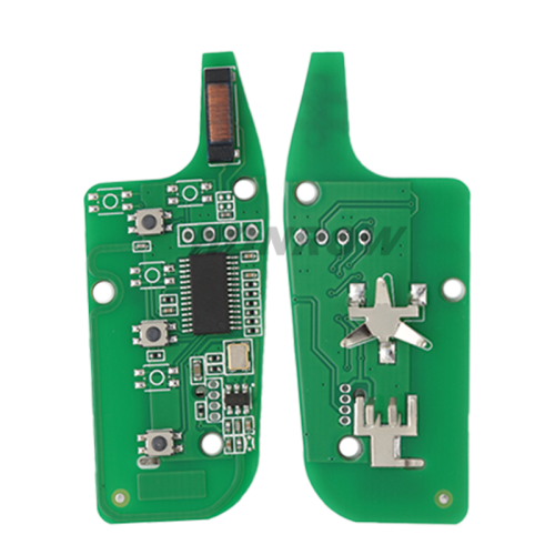 For  Ford 3 button remote key with Hitag Pro chip-434mhz with HU101 blade