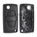 For Cit FSK 4 button flip remote key with HU83 407 blade 433Mhz PCF7941 Chip