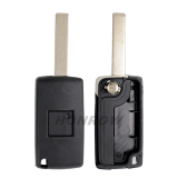 For Cit FSK 2 button flip remote key with HU83 407 blade 433Mhz PCF7941 Chip