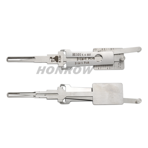 Original Lishi HU101 V.4 EXT lock pick and decoder together 2 in 1 genuine tools with best quality