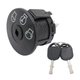 5PIN Riding Lawn Mowers Ignition Switch with Two Keys  Tecreddy Ignition Switch 3 Position with Key for Cub Cadet, Troy-Bilt, MTD, Craftsman, Husqvarna, Delta, JD Riding Lawn Mower 9