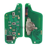 For Citroen ASK 3 button flip remote key with HU83 407 blade ( With trunk button) 433Mhz PCF7941 Chip (Before 2011 year)