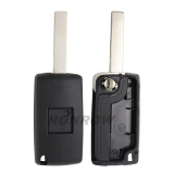 For Citroen ASK 4 button flip remote key with HU83 407 blade 433Mhz PCF7941 Chip (Before 2011 year)