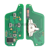 For Citroen ASK 4 button flip remote key with HU83 407 blade 433Mhz PCF7941 Chip (Before 2011 year)