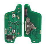 For Citroen ASK 2 button flip remote key with HU83 407 blade 433Mhz PCF7941 Chip (Before 2011 year)