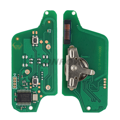 For Citroen ASK 2 button flip remote key with VA2 307 blade 433Mhz PCF7941 Chip (Before 2011 year)