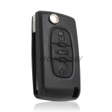 For Cit 3 button flip remote key with VA2 307 blade (With trunk button)  433Mhz ID46 PCF7961 Chip FSK Model