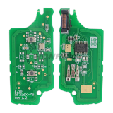For Cit 2 button flip remote key with HU83 407 blade 433Mhz ID46 PCF7961 Chip ASK Model