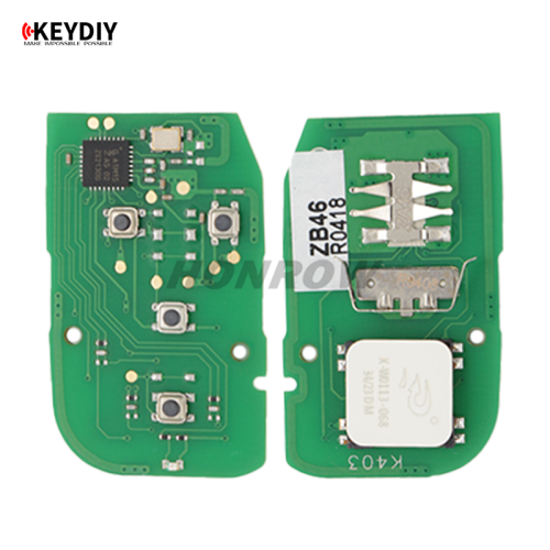 KEYDIY ZB46-4 (Slide Door) Universal KD Smart Key Remote for KD-X2 KD Car Key Remote Fit More than 2000 Models