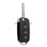 For VW 202AD 3 button remotekey  blank with Screw on the back of the key