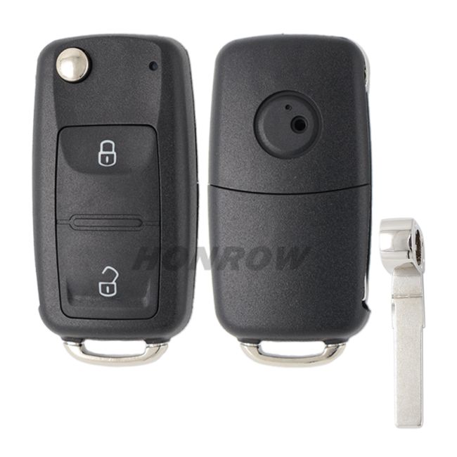 For VW 202AD 2 button remotekey  blank with Screw on the back of the key
