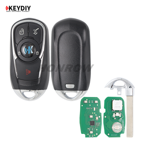 KEYDIY Remote key 3 button ZB22- 4 button smart key for KD900 URG200 KDX2 KD MAX