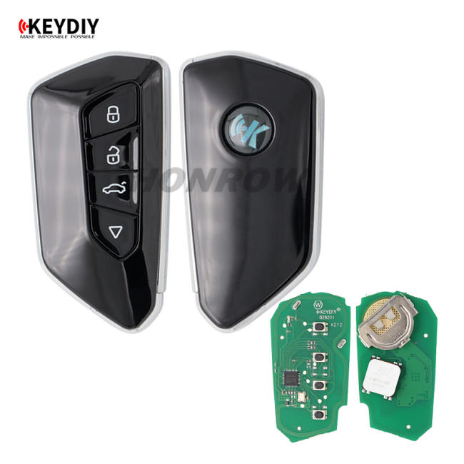 KEYDIY Remote key 4 button ZB25-4 smart key for KD900 URG200 KDX2 KD MAX