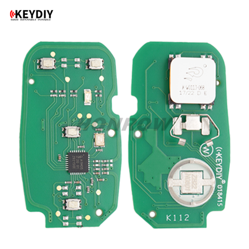 KEYDIY Remote key 3 button ZB22- 4 button smart key for KD900 URG200 KDX2 KD MAX