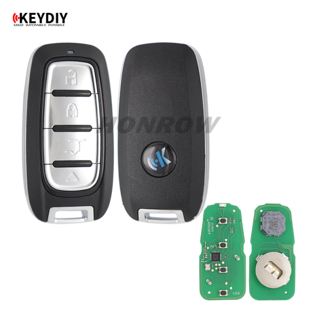 KEYDIY Remote key 4 button ZB27 smart key for KD900 URG200 KDX2 KD MAX