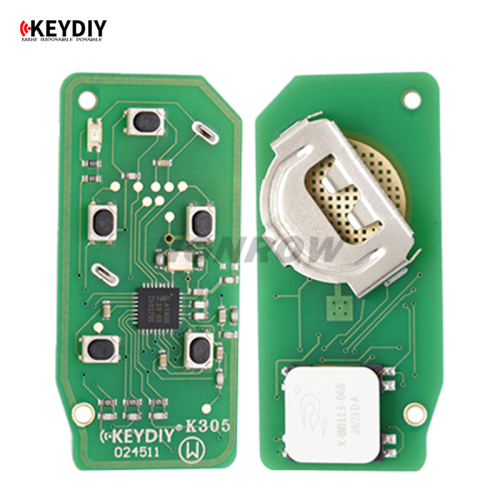 KEYDIY Remote key 4 button ZB24- smart key for KD900 URG200 KDX2 KD MAX