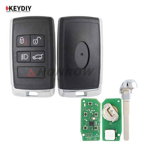 KEYDIY Remote key 4 button ZB24- smart key for KD900 URG200 KDX2 KD MAX