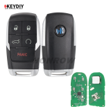 KEYDIY Remote key 4 button ZB18- smart key for KD900 URG200 KDX2 KD MAX