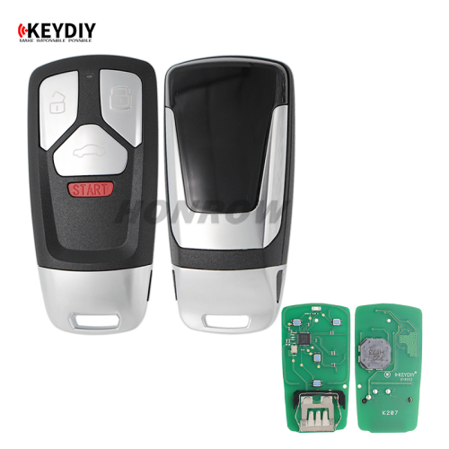 KEYDIY Remote key 3 button ZB26- 4 button smart key for KD900 URG200 KDX2 KD MAX