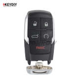 KEYDIY Remote key 4 button ZB18- smart key for KD900 URG200 KDX2 KD MAX