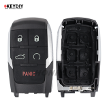 KEYDIY Remote key 4 button ZB18- smart key for KD900 URG200 KDX2 KD MAX