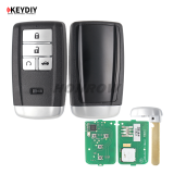 KEYDIY Remote key 3 button ZB14- 4 button smart key for KD900 URG200 KDX2 KD MAX