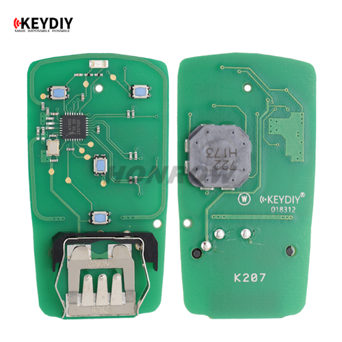 KEYDIY Remote key 3 button ZB26- 4 button smart key for KD900 URG200 KDX2 KD MAX