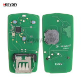 KEYDIY Remote key 3 button ZB26- 3 button smart key for KD900 URG200 KDX2 KD MAX