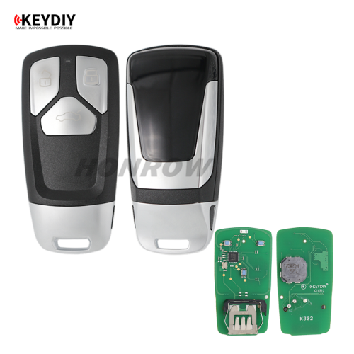 KEYDIY Remote key 3 button ZB26- 3 button smart key for KD900 URG200 KDX2 KD MAX